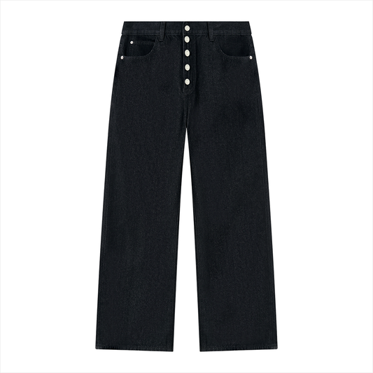 Vintage Button-Fly Denim