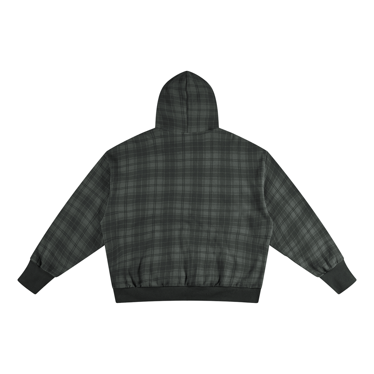 FRATELLI Plaid Cotton Hoodie