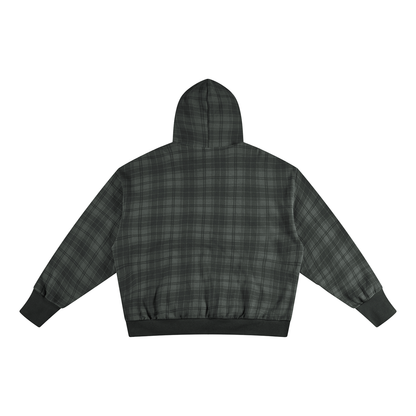 FRATELLI Plaid Cotton Hoodie